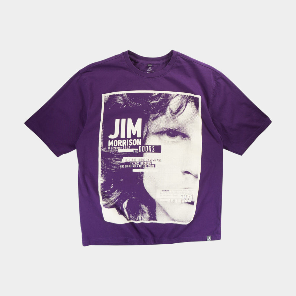 Jim Morrison Лилава Тениска с Графика