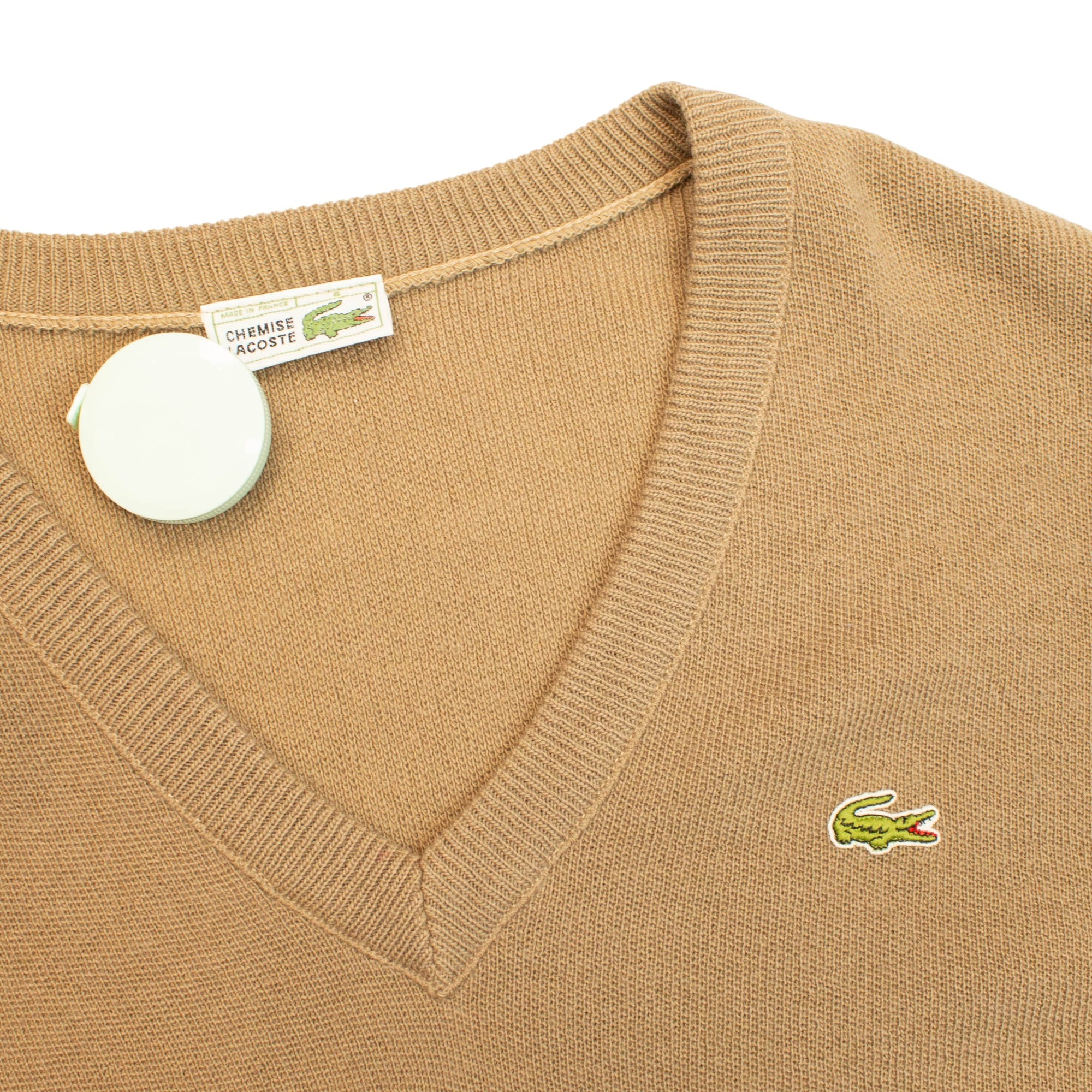 Lacoste Vintage Вълнен Пуловер