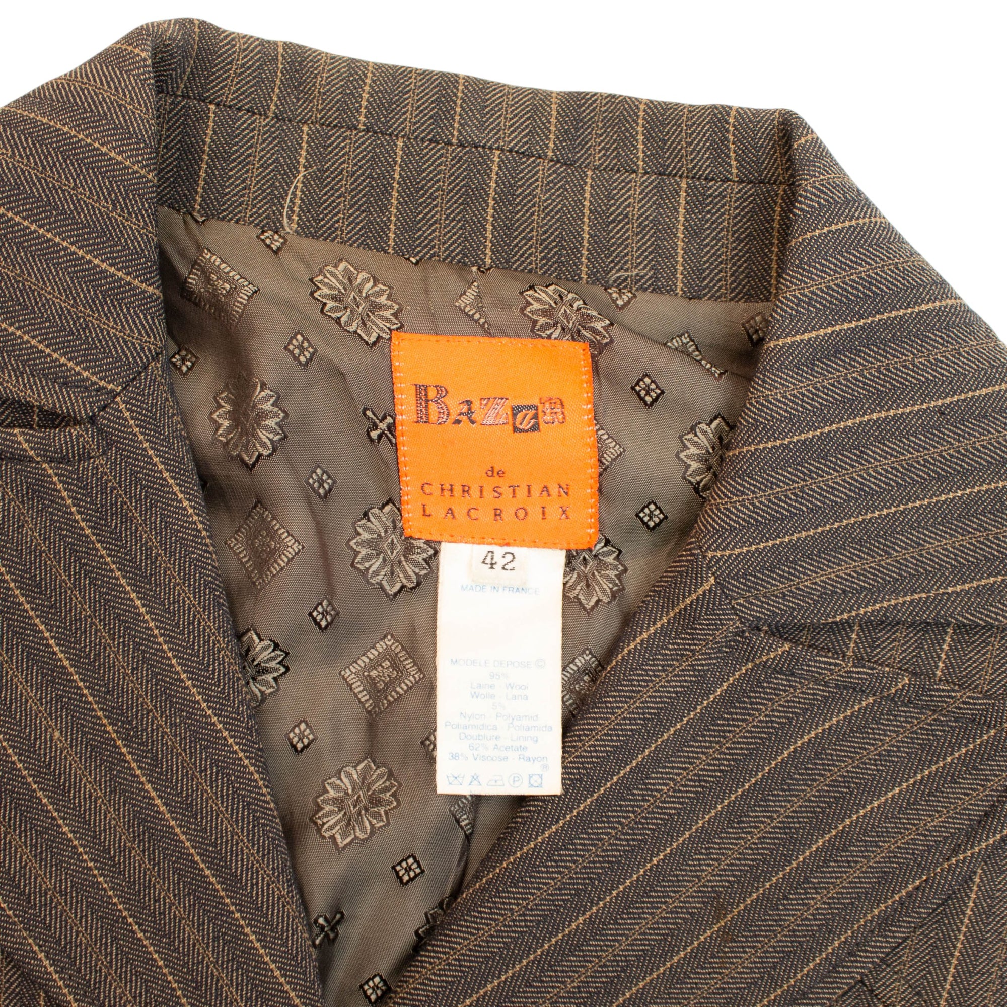 Bazar de Christian Lacroix Vintage Вълнено Сако