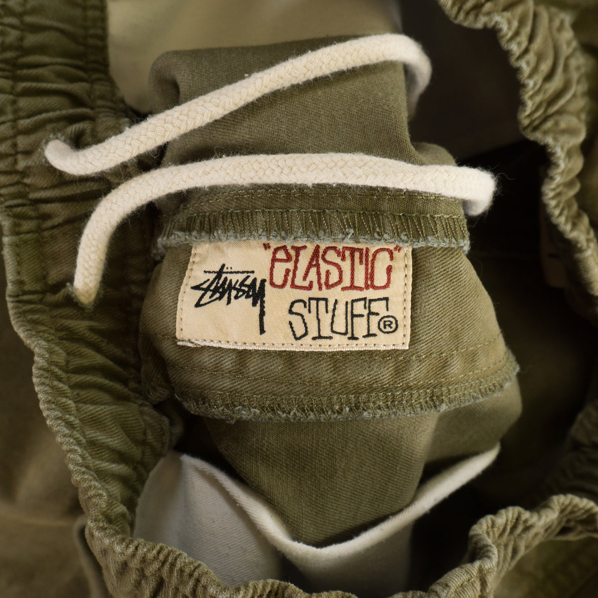 Stussy Elastic Stuff Зелени Панталони