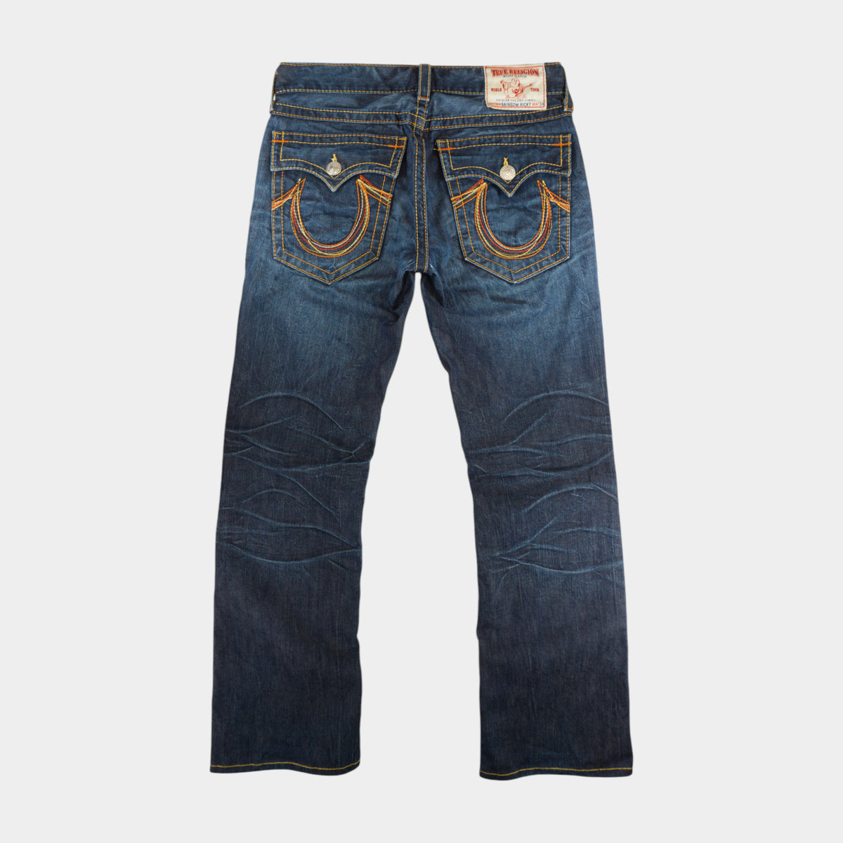 True Religion Rainbow Ricky Винтидж 2000-те Сини Дънки